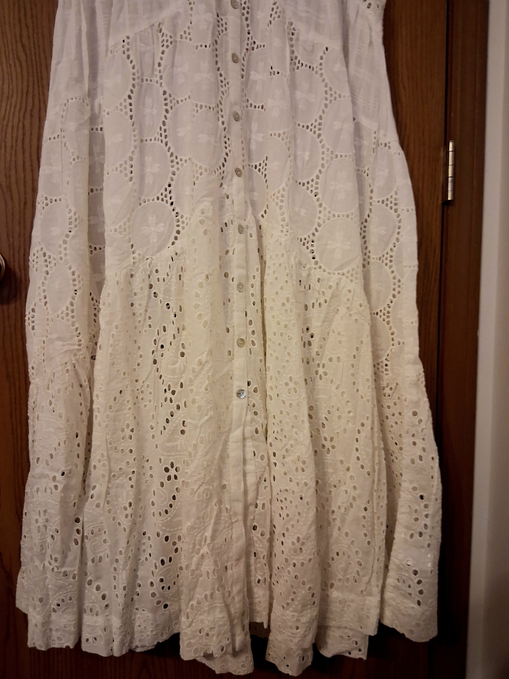 Jaded Gypsy Eyelet Button Down Dress / Duster Sz S/M - Picture 7 of 12
